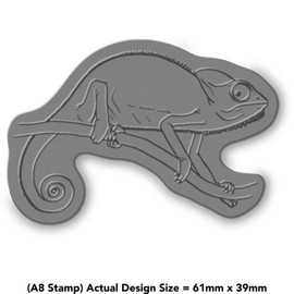Azeeda A8 'Chameleon' Unmounted Rubber Stamp (RS00041925)