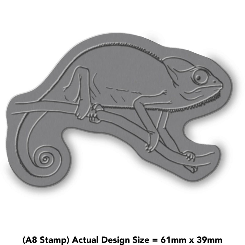 Azeeda A8 'Chameleon' Unmounted Rubber Stamp (RS00041925)