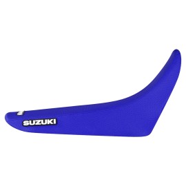 Enjoy MFG 2001-2024 Suzuki DR 650 gripper seat cover   all BLUE standard #244 LOGO