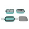 Lunch Box Double Layer Microwave Safe Leakage Proof Stainless Steel