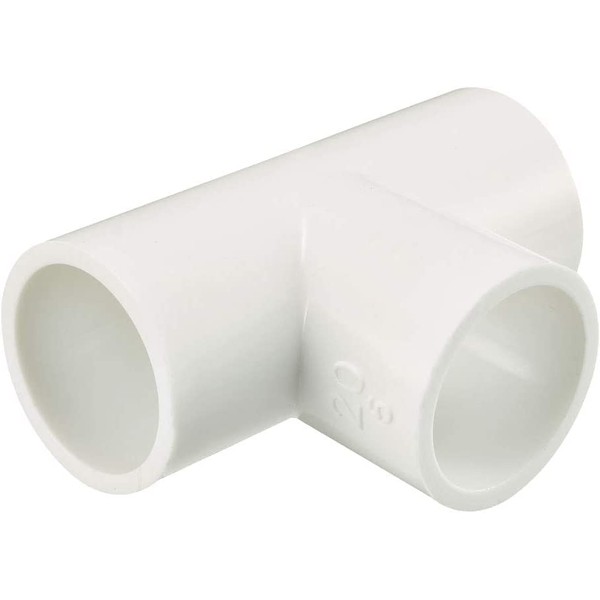 TOP-VIGOR 15pcs 20mm Three Way PPR Pipe Fitting Tee White