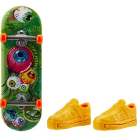 Hot Wheels Skate Tony Hawk Fingerboard & Skate Shoes, Toy for Kids, Vision Grind