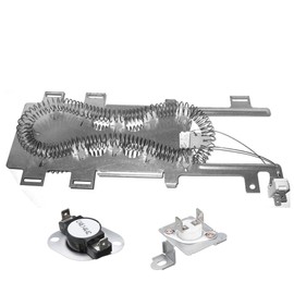 Siwdoy 8544771 Dryer Heating Element and 279973 Thermal Cut-Off Fuse & Thermostat Kit Compatible with Whirlpool Maytag Dryers