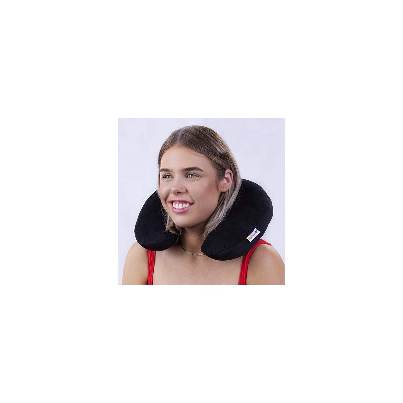 Microbead Travel Pillow Super Soft Travel Neck Cushion Holiday Rest