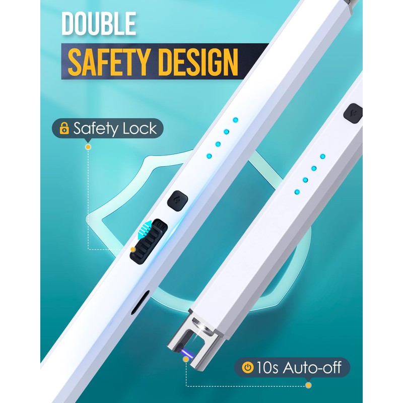 Electric Lighter for Candle USB Rechargeable - 2 Pack Stocking