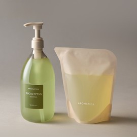 Aromatica Strengthen your scalp from the roots with eucalyptus amino acids, the start of hair loss care.