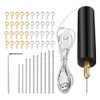 Lyaciomn Electric Resin Drill Set,Including Eye Screws,Twist Drill Bits Tools,Electric