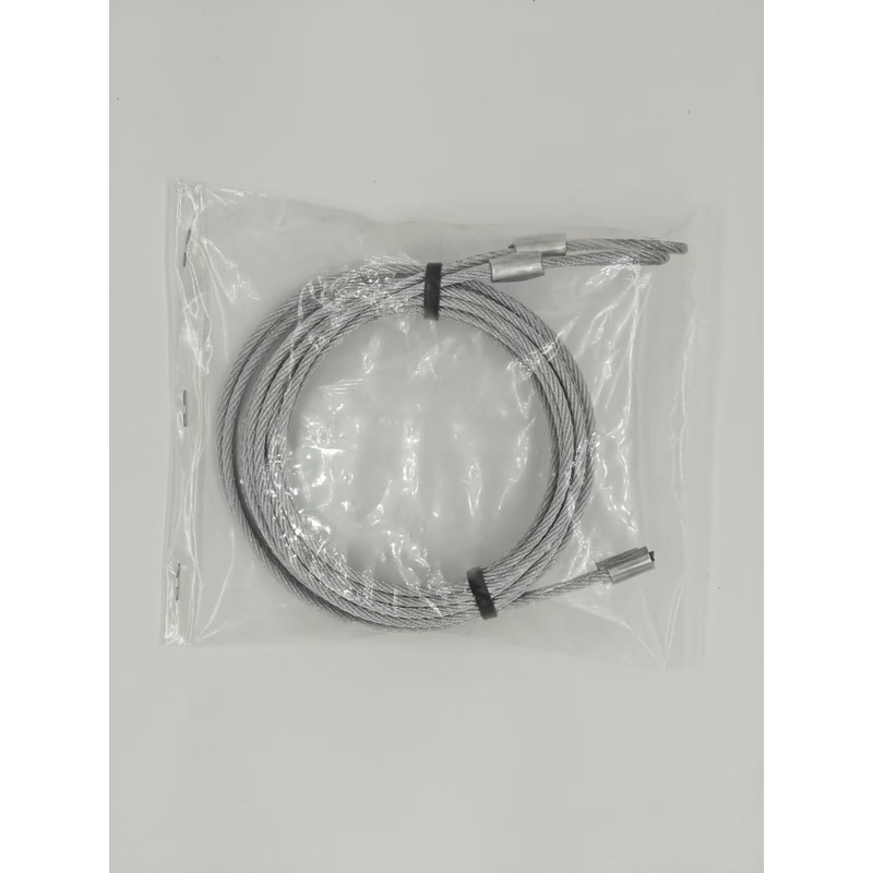 Pair of Garage Door Torsion Spring Cables - 8.6' Length,