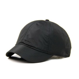 Crazy Cart Quick Drying Adjustable Sun Hat Baseball Cap Black