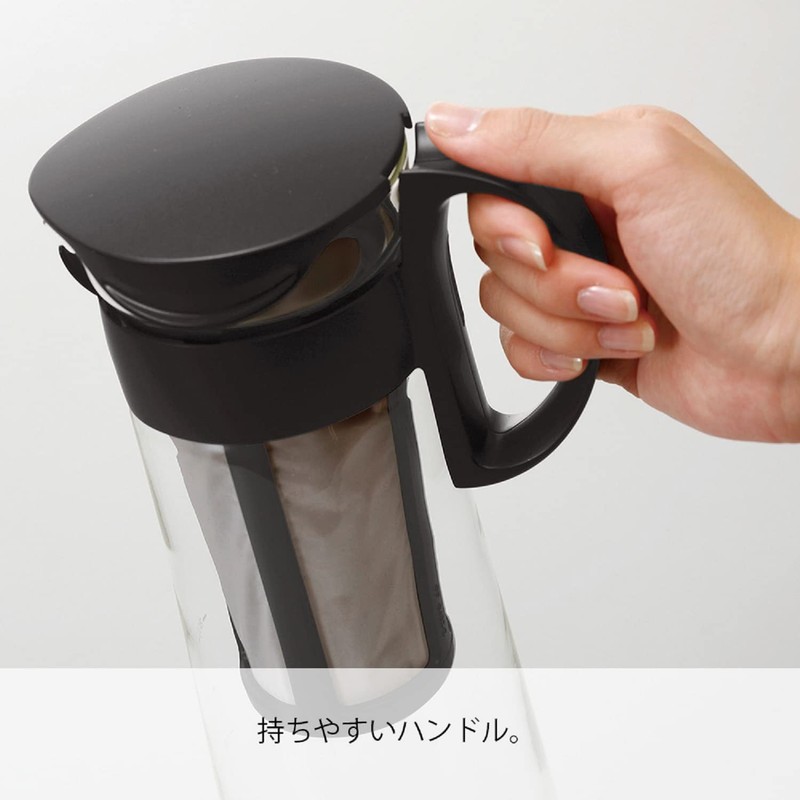 HARIO MCPN-14-B Cold Brew Coffee Pot, Black, 33.8 fl oz