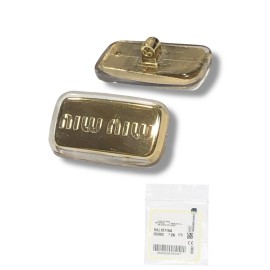 Miu Miu Sunglasses Eyeglasses Replacement Nose Pads Silicon Golden Genuine ITALY