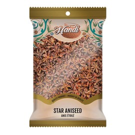 Handi Star Aniseed 100GM Great for Baking and Tea, Anis Estrella, Whole Chinese Star Anise Pods