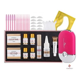 Lifting Pestañas Rizado Kit Profesional Full + Ventilador