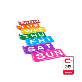 PATboard Lean Planning Weekly Planner Columncards Magnetic Days of the Week