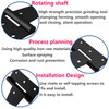 Ctyjia Pack of 2 Black T Hinges, 6 Inch (150
