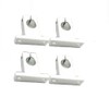 SK16 Linear Shaft Support Bracket 4pcs 16mm Aluminum Linear Rail