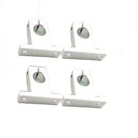SK16 Linear Shaft Support Bracket 4pcs 16mm Aluminum Linear Rail Shaft Guide Bracket Vertical Optical Axis Mount