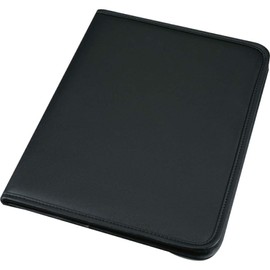 Alassio Savona 30099 Writing Case in DIN A4 Format Business Folder Made of Finetouch Imitation Leather Document Folder in Black, Folder Approx. 31 x 24 x 1.5 cm