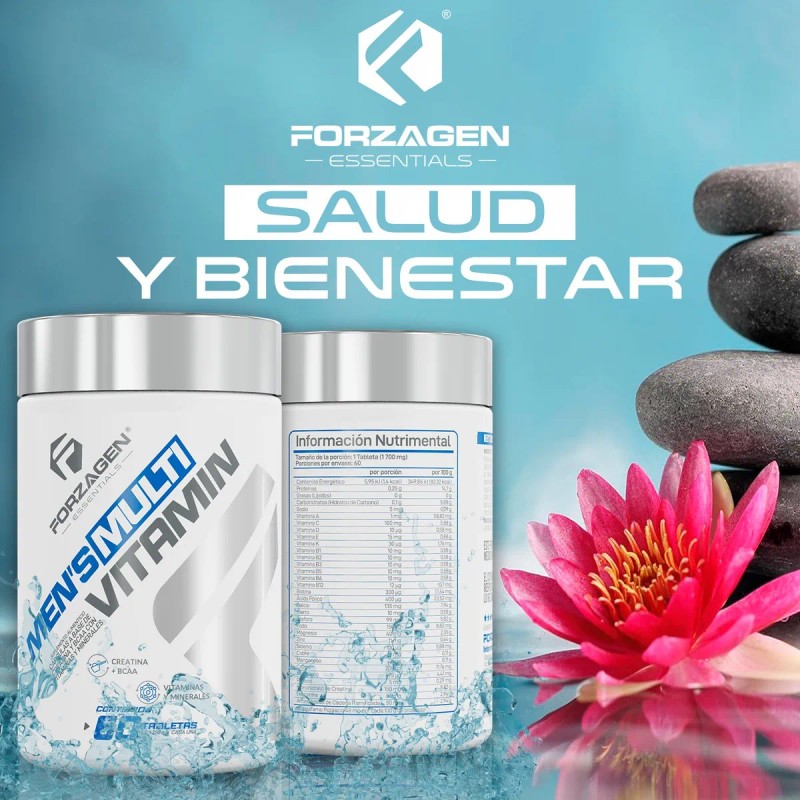 Forzagen Essentials Mens Multivitamin Tabs Vitaminas Sabor