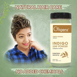 Origenz Premium Indigo Leaf Powder for Hair (100gm) (Pack of 1)