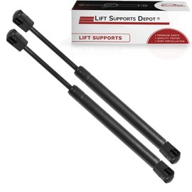 Lift Supports Depot Qty (2) 10mm Nylon End Lift Supports 20 Inch Extended x 80bs Shocks Struts