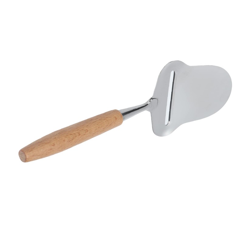 Stainless Steel Cheese Slicer- Multi-Functional Cheese Slicer -Wood Handheld Slicer