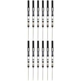 SEWACC Sailor Pen Converter 100 Pcs Fountain Converter Tool Fountain Ink Sailor Converter Filler Converters Erasable Pens Tank Fountain Pens Crinkle Refills Fountain Ink Black Plastic