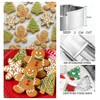 Christmas Cookie Cutters, Set of 12, Christmas Cookie Cutters, Stainless