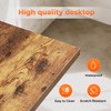 Mericonia Small L Shaped Computer Desk with Power Outlets, Gaming