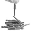 Gasea 10Pcs Magnetic Pentagon Head Screwdriver Bits Set, 1/4" Hex