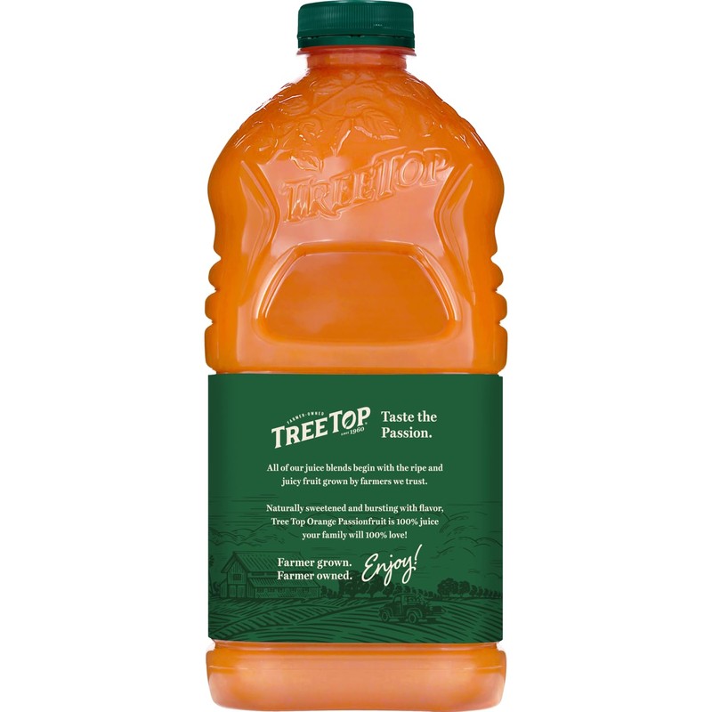 Tree Top Orange Passionfruit Juice, 64 Fl Oz (Pack of