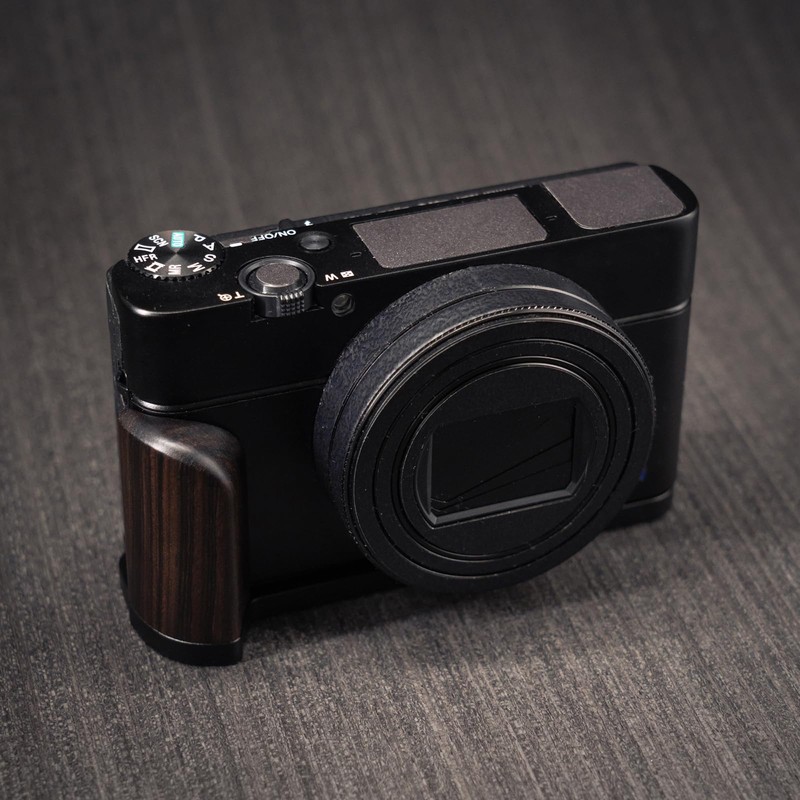 Iborrys Premium Real Wood Camera Grip for Sony RX100 RX100II