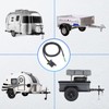 MECMO 4 Way Trailer End Connector Wire 30 Feet Jacketed