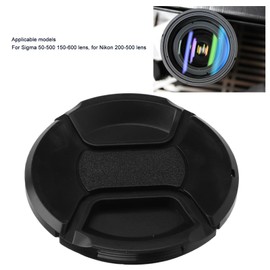 95mm Lens Cap, ABS Accurate Size Camera Lens Cap, Camera Lens Protective Cover, Impact Resistant Lens Cap for Sigma 50 to 500 150 to 600 for Nikon 200 to 500