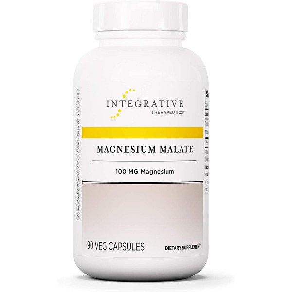 Integrative Therapeutics - Magnesium Malate - 100 mg of Elemental Magnesium - 90 Capsules