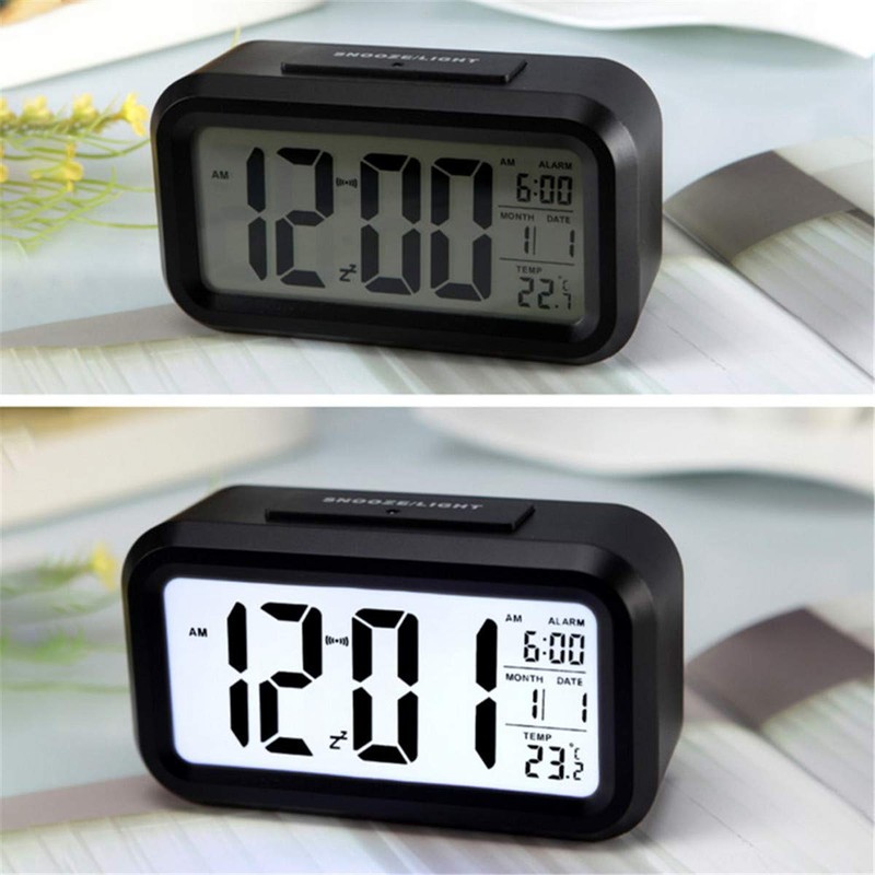 TXY LED Digital Alarm Clock Backlight Snooze Mute Calendar Desktop