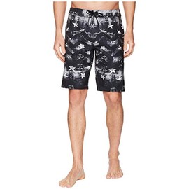 O'Neill Men's 20 Inch Outseam Hyperfreak Stretch Swim Boardshort, Black/Independence, 28