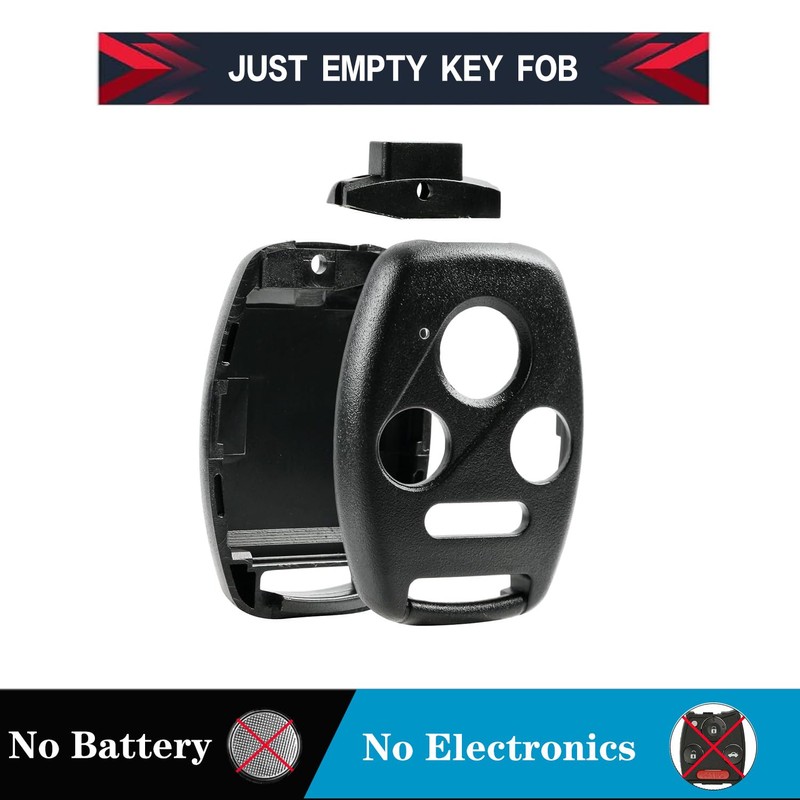 Key Fob Keyless Entry Remote Shell Case & Pad fits