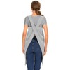Women's Cotton Cross Back Apron Casual Pinafore Dress with Big