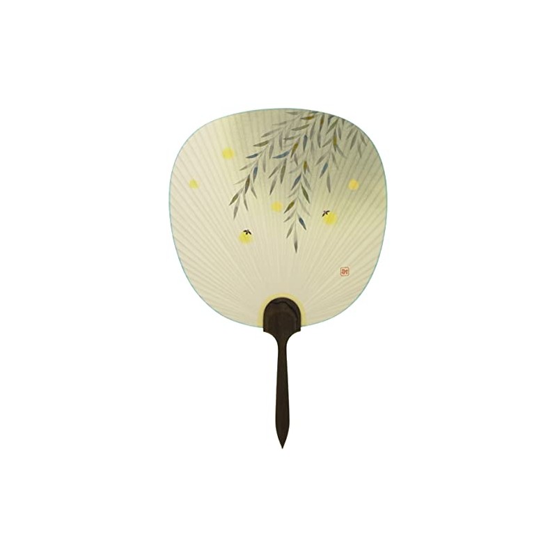 Shiomi Fan 2724 Uchiwa, Tsuyu, 9.4 x 14.6 inches (24