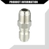 Hihaha Pressure Washer Coupler/Outer Male Washer Gun Adapter Universal for