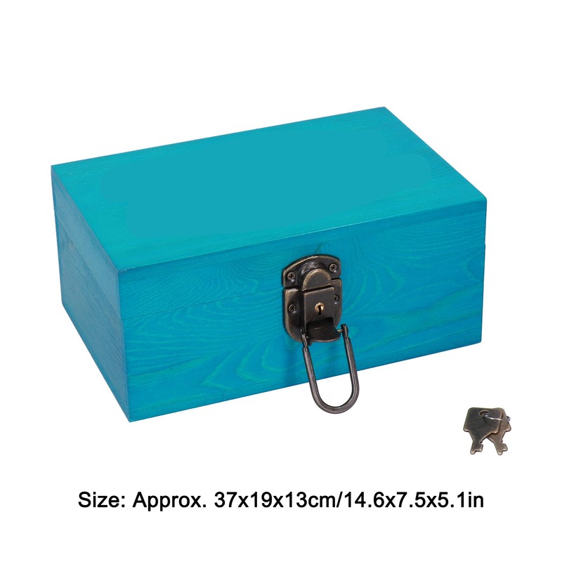 Wooden Storage Box Retro Decorative Jewelry Box Desktop Sundries Organizer