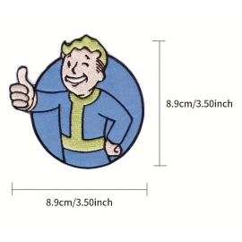 Unbranded Fallout Thumbs Up Vault Boy Iron On Patch