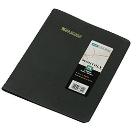 AT-A-GLANCE 70-130-05 Recycled Monthly Planner, Black, 8 x 10, 2015 by At-A-Glance