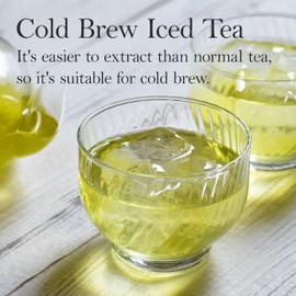 YAMASAN KYOTO UJI Japanese Fukamushi Green Tea, Deeply Steamed, Organic Loose Tea, Mild, Sweet and Full-bodied Flavour, Hot and Cold Brew, Made in Japan, 80g