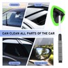 MUQIDA Windshield Cleaner Tool, Retractable Car Window Glass Wash Brush