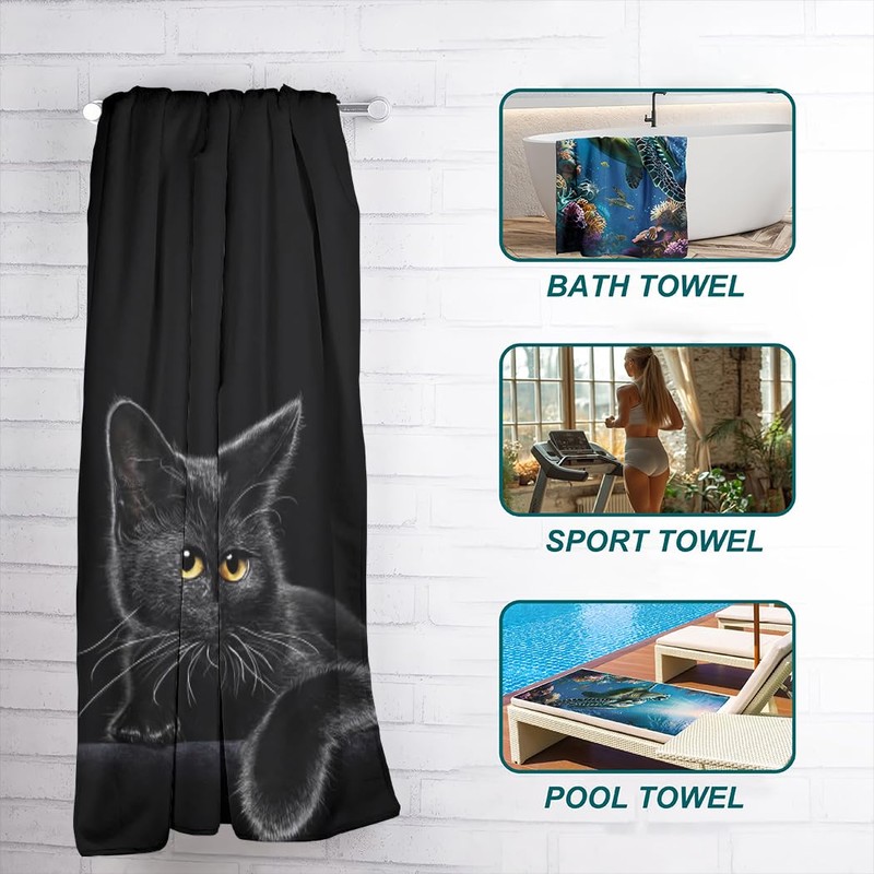 Zomer Microfibre Bath Towel 70 x 140 cm Beach Towels