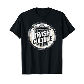 Vintage Trash Culture Logo Grunge Style Urban Fashion T-Shirt