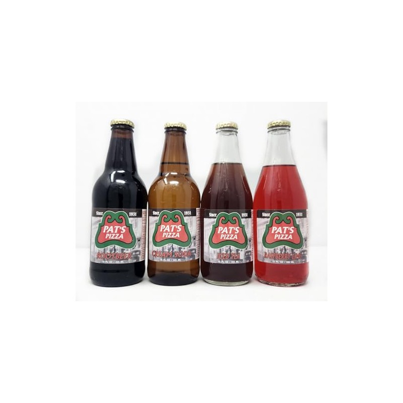 4 Pack Variety Pack Soda Pop Soft Drink Pats Pizza