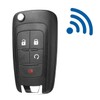 4 Buttons Keyless Remote Flip Car Key Fob Fit for